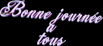 je vous souhaite à tous une excellente journée !
